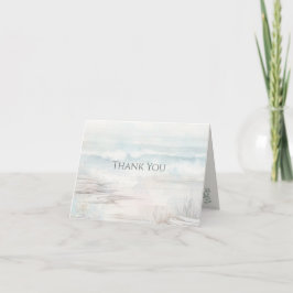 Minimal Coastal Thank You Card サンキューカード
