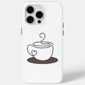 Minimal Coffee Phone Case Case-Mate iPhoneケース (裏面)
