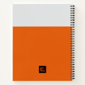 Minimal Color Block Notebook – Blah Blah Blah ノートブック (裏面)