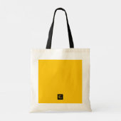Minimal Color Block Tote Bag – Blah Blah Blah トートバッグ (裏面)