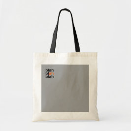 Minimal Color Block Tote Bag – Blah Blah Blah トートバッグ