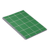 Minimal Color Grid Check Pattern ノートブック (右側)