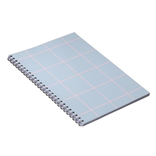 Minimal Color Grid Check Pattern ノートブック (右側)
