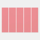 Minimal Color Grid Check Pattern ラッピングペーパーシート (正面2)