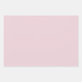 Minimal Color Grid Check Pattern ラッピングペーパーシート (正面2)