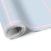 Minimal Color Grid Check Pattern ラッピングペーパー (ロールコーナー)