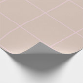 Minimal Color Grid Check Pattern ラッピングペーパー (角)