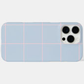 Minimal Color Grid Check Pattern Case-Mate iPhoneケース (裏面 (横))