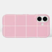 Minimal Color Grid Check Pattern Case-Mate iPhoneケース (裏面 (横))