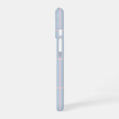 Minimal Color Grid Check Pattern iPhone 16ケース (左側面)