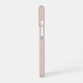 Minimal Color Grid Check Pattern iPhone 16ケース (左側面)