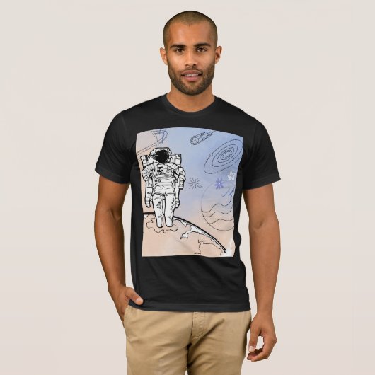 Minimal Cosmic Morning Tシャツ (正面フル)