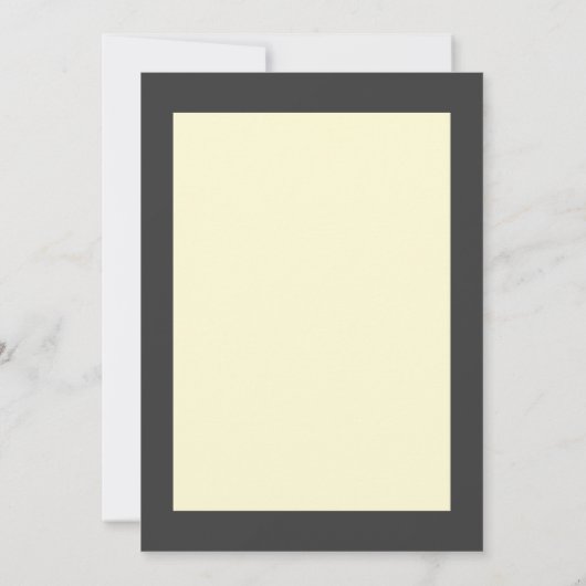 Minimal Cream Typography Wedding Invitation 招待状 (裏面)