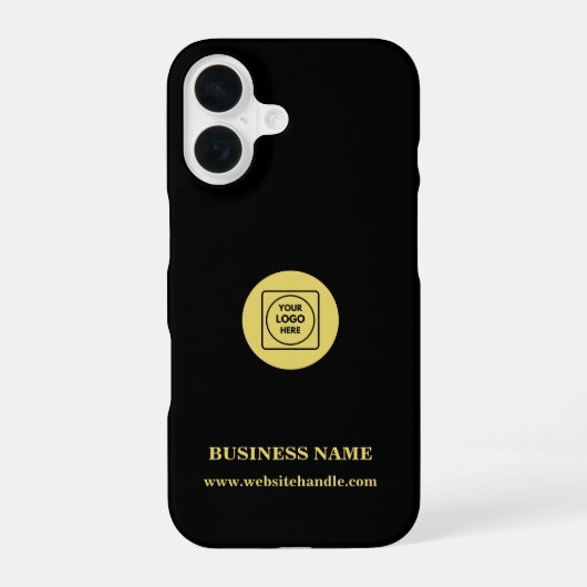 Minimal Custom Business Company Logo iphone case 16ケース (裏面)