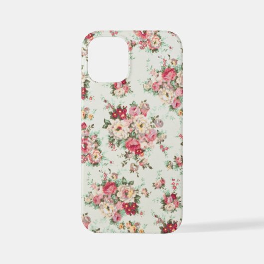 Minimal Custom Floral Photo iPhoneケース (裏面)
