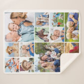 Minimal Cute Simple Unique 12 Photo Collage シェルパブランケット (正面(横))