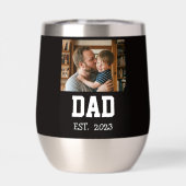 Minimal Dad Established Photo Father's Day Gift  (背面)