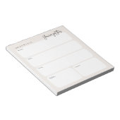 Minimal Daily Planner Notepad ノートパッド (アングル)