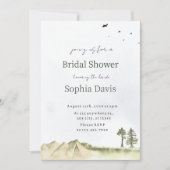 Minimal Desert Bridal Shower Invite Editable 招待状 (正面)