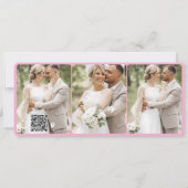 Minimal Destination Wedding Boarding Pass Invite 招待状 (裏面)