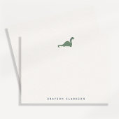 Minimal Dinosaur Kids Note Card  案内状