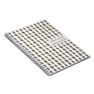 Minimal Dot Pattern Notebook – Plant a Seed ノートブック