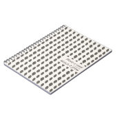 Minimal Dot Pattern Notebook – Plant a Seed ノートブック (左側)