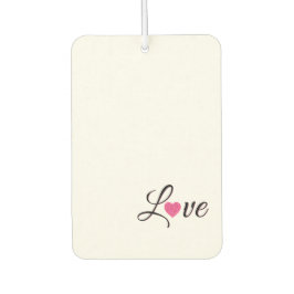 Minimal Dotted Heart Design カーエアーフレッシュナー