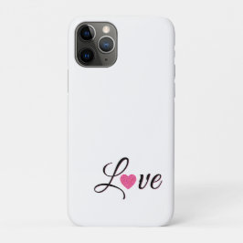 Minimal Dotted Heart Design iPhone 11 Proケース