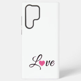 Minimal Dotted Heart Design Samsung Galaxy S22 Ultraケース