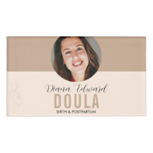 Minimal Doula Identity Photo Design in Soft Beige