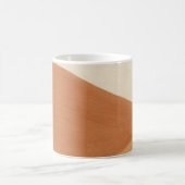 Minimal Earth Tone Wave Mug コーヒーマグカップ (中央)