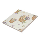 Minimal Easter Bunny Pastel Spring Pattern (4) タイル (側面)