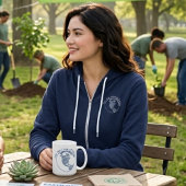 Minimal Eco For the Love of Earth Gift コーヒーマグカップ