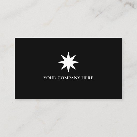 Minimal Editable Business Card 名刺 (裏面)