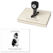 Minimal Editorial Woman Line Art ラバースタンプ (押印)