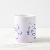 Minimal Eid al Adha Line Art Coffee Mug コーヒーマグカップ (中央)