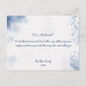 Minimal Eid al Adha Mosque and Animals Line Art シーズンポストカード (裏面)