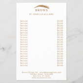 Minimal elegant Augenbrauen  Flyer チラシ (正面)