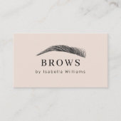 Minimal Elegant Eyebrow Salon 名刺 (正面)