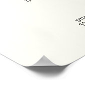 Minimal Elegant Eyebrow Salon Pricelist ポスター (角)