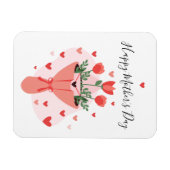 Minimal Elegant Mother's Day Card マグネット (横)