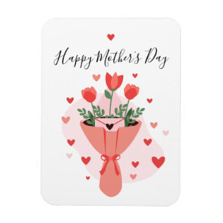 Minimal Elegant Mother's Day Card マグネット