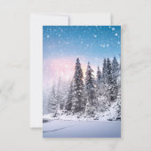 Minimal Elegant Text & Photo Design / Wedding  セーブザデート (裏面)