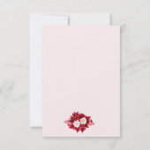 Minimal Elegant Text & Photo Design / Wedding  セーブザデート (裏面)