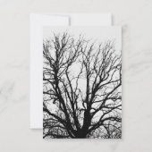 Minimal Elegant Text & Photo Design / Wedding  セーブザデート (裏面)