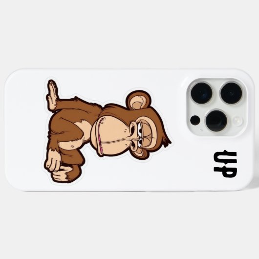 Minimal Face Monkey – aesthetic buyers  Phone Cove Case-Mate iPhoneケース (裏面 (横))