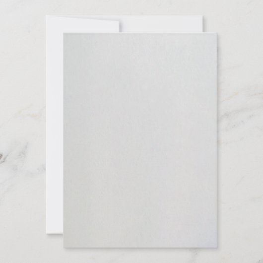 Minimal Faux Blind Deboss Cotton Wedding 招待状 (裏面)