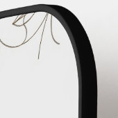 Minimal Female Face Line Pattern (3) ピックルボールラケット (左詳細)