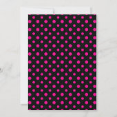 Minimal Fifty and Fabulous Pink 50th Birthday 招待状 (裏面)